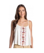 Roxy Avalon Sunset Embroidered Tank Size M NWT - $38.84 CAD