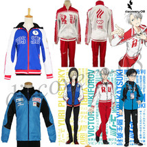 YURI!!! On ICE Plisetsky Yuri Sportswear Set Outfits Cosplay Baseball Uniform - £18.89 GBP