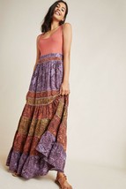 Nwt Anthropologie Colima Snake Print Maxi Dress L - £55.94 GBP