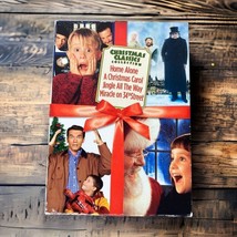 Christmas Classics DVDs Collection Box Home Set 4-Disc DVD Home Alone Holiday - £7.78 GBP