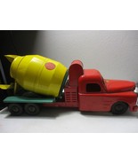 1950s Structo Toys, Ready-Mix Concrete, Cement Truck, Red Yellow Pressed... - $2,810.69 MXN