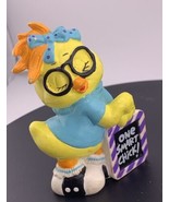 Vintage ONE SMART CHICK PVC Figure 3&quot;, 1987 APPLAUSE - $10.49 CAD