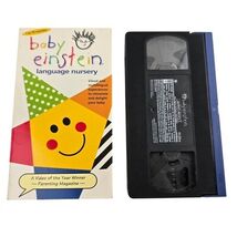Baby Einstein Language Nursery VHS Video Tape with Case 1 to 18 Months - $19.79