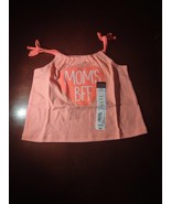 Okie Dokie Size 6 Months Girls &quot;Mom&#39;s BFF&quot; Tank Shirt - $9.90