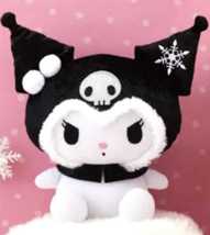 Rare Japan Kuromi Winter BIG plush - 30cm Valentine&#39;s Day Birthday - £58.31 GBP