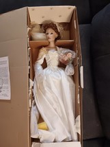 Ashton Drake Galleries Wedding Autumn Reflection Sandra Bilatto Porcelain Doll - $93.14