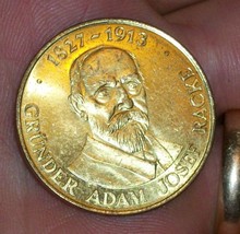 1980 Joseph Adam Racke Bingem Rhein German Coin Wine Whiskey Germany Medal 1855 - £36.04 GBP