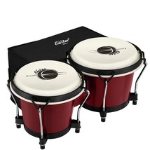 Bongo Drums 6 And 7 Congas Drums For Kids Adults Beginners Professional Wood Per - £72.16 GBP