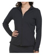 NWT TOMMY BAHAMA ACTIVE BLACK Long Sleeve Full Zip Golf Tennis Jacket - L - $84.18 CAD