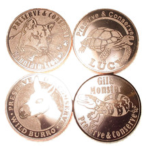 Set of 4 Red Rock Canyon Commemorative Copper Coins Tokens 2021 - £78.97 GBP