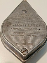 Vintage Irwin Strait-Line Orange Chalk Line Plumb Bob Line Reel Made in USA - £11.71 GBP