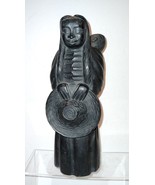 Vintage And Collectible Hand Carved Wood Statue Mother And Baby 10.5&quot; - £36.62 GBP