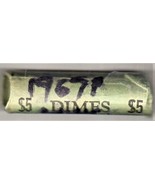 Roosvelt Dimes  U S Coins- 1 role of 1967P UNC Dimes - £7.92 GBP