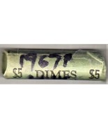 Roosvelt Dimes  U S Coins- 1 role of 1967P UNC Dimes - $25.97 CAD