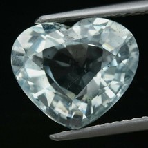 4.17 cwt Aquamarine Heart. Earth Mined, No Treatments. Hand Cut. March Birthday. - £78.63 GBP