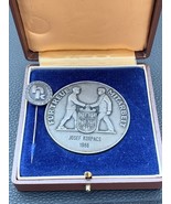 1986 Josef Korpacs Awards medal And Pin from Austrian Chamber of Commerce - $498.97 MXN
