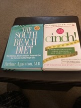 Two Wonderful Diet Books Cinch &amp; The South Beach Diet - £7.47 GBP