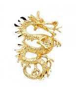 14K Yellow Gold Dragon Pendant - £152.80 GBP
