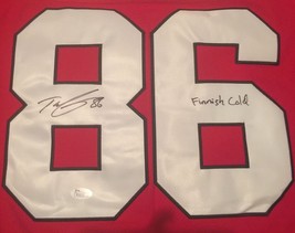 Chicago Blackhawks TEUVO TERAVAINEN Signed Jersey PSA FINNISH COLD PHOTO... - $197.99