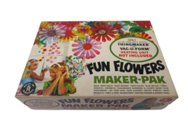 Mattel 1966 Thingmaker Fun Flowers Maker-Pak in Original Box #4521 - $49.99