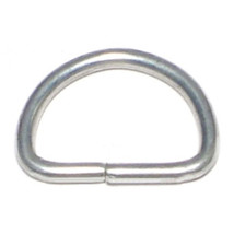 1/8&quot; x 5/8&quot; Zinc Plated Steel D-Rings (20 pcs.) - $11.25