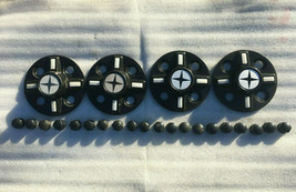 Set of 4pcs Vintage wheel caps USSR VAZ Zhiguli Plastic Rims covers + nu... - $229.52 CAD
