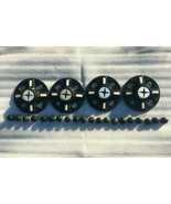 Set of 4pcs Vintage wheel caps USSR VAZ Zhiguli Plastic Rims covers + nu... - $3,191.00 MXN
