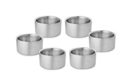 Stainless Steel Serving Bowl mini Double Walled Katori Set of 6 Pcs - 20... - £39.63 GBP