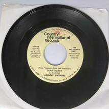 Johnny Swendel - Letter Edged In Black / John Henry Radio Vinyl Promo 7&quot;... - £5.46 GBP
