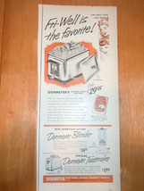  Vintage Dormeyer Toaster Magazine Advertisement 1945 - $3.99