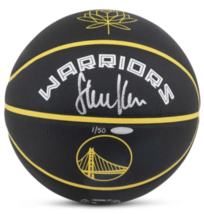 Steve Kerr Autographed Warriors 2022 City Edition Basketball UDA LE 50 - £423.55 GBP