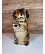 Vintage Erphila Majolica Dachshund Weiner Dog Teapot Germany 6703 B Full Mark - £115.98 GBP