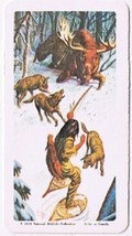 Brooke Bond Red Rose Tea Card #4 Moose Hunt Indians Of Canada - $0.98