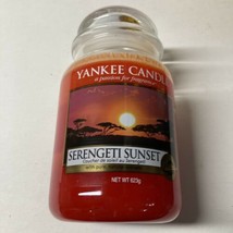 Yankee Candle Serengeti Sunset Large 22 oz Jar Preowned - £31.64 GBP