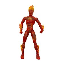 2002 Human Torch 6.5&quot; Toy Biz Action Figure Marvel Legends Fantastic 4 Four - £19.34 GBP