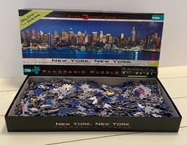 New York New York Glow In The Dark Panoramic 750 Piece Jigsaw Puzzle - $16.36