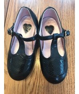 Girls Dress shoes Black Size 8 Ships N 24h - £23.51 GBP