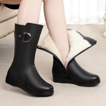 New High Quality Knee High Women Genuine  Winter Boots Comfortable Warm  Women&#39;s - £46.29 GBP