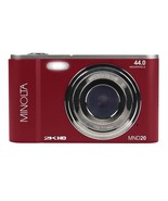 Minolta MND20-R MND20 16x Digital Zoom 44 MP/2.7K Ultra HD Digital Camer... - $155.47