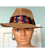 Stacy Adams Ash Fedora with Patterned Band Size XL - €34,32 EUR