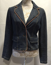 INC International Concepts Women Long Sleeve Denim Jacket Size Small S - £23.69 GBP