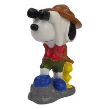 Vintage Peanuts Snoopy Woodstock Hiking 2.5&quot; Figure - United Feature Syn... - $9.55