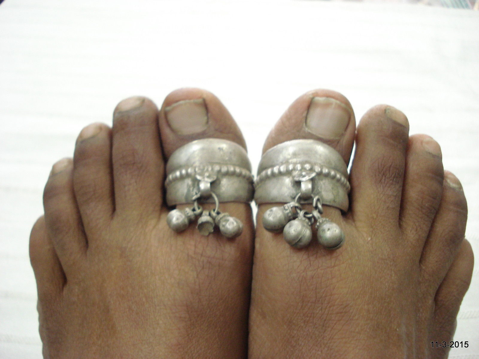 Party Wear Silver Toe Ring, 3-4gm at Rs 31000/kilogram in Ghatal | ID:  22375443448