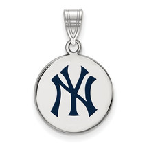 SS MLB  New York Yankees Medium Enamel NY Disc Pendant - £54.34 GBP