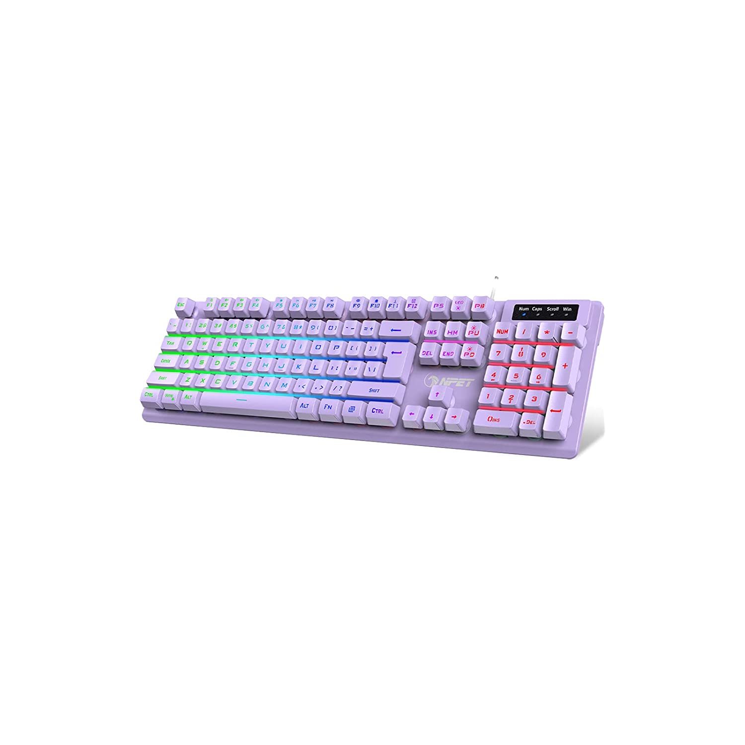 Primary image for K10 Gaming Keyboard, Led Backlit, Spill-Resistant Design, Multimedia Keys, Quiet