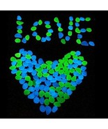 100Pcs Glow In Dark Garden Pebble Garden Patio Fish Tank Aquarium Decora... - $262.51 MXN