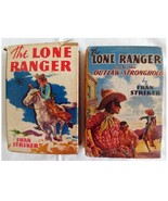 Lot: 2 Lone Ranger books - Hardcover with Dust Jacket, Grosset and Dunla... - $43.00