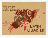 The World Famous Latin Quarter Souvenir Photo Cover New York Night Club  - £11.07 GBP