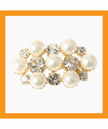 pearl beads shoes corsages cubic wedding accessory white clip heel flat ... - £19.51 GBP