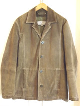 Mens Blazer / Coat - Wilsons Leather M. Julian Tan Suede Size M  - Very ... - $31.19